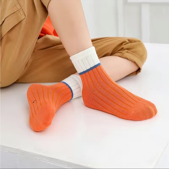 Socks Kid’s European Mid-Calf Cotton 5 Pairs, size 4 -7 years - Picture 3 of 4